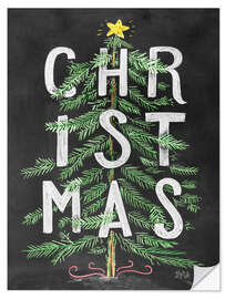 Vinilo para la pared 29957 Christmas Tree Text