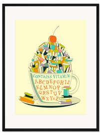 Gerahmter Kunstdruck READ