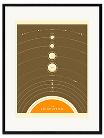 Plakat artystyczny premium w ramie The Solar System IV