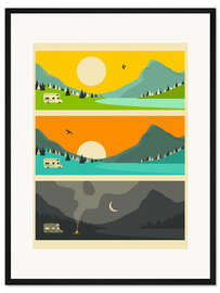 Gerahmter Kunstdruck CAMPFIRE (2)