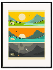 Framed art print CAMPFIRE (2)
