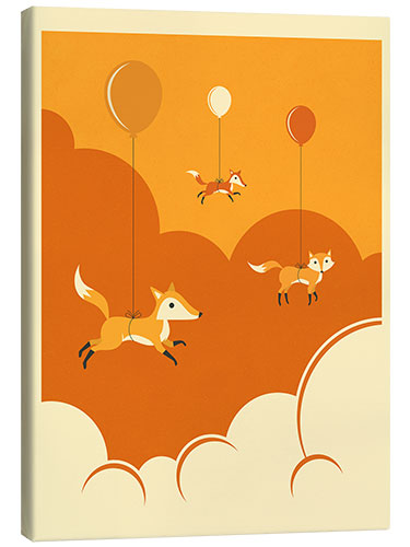 Tableau sur toile FLOCK OF FOXES