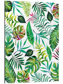 Aluminium print Tropical flora