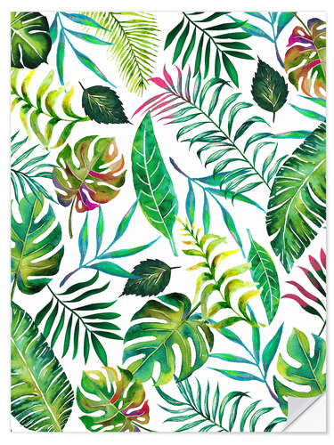 Sticker mural Flore tropicale