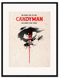 Impresión de arte enmarcada Candyman (inglés)