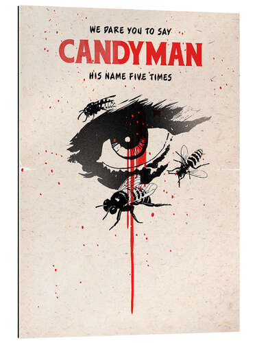 Tableau en plexi-alu Candyman (anglais)