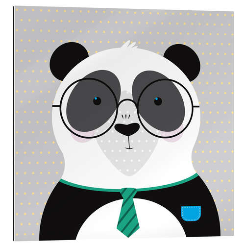 Galleritryck Panda with Glasses