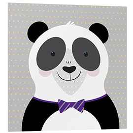 Tableau en PVC Panda souriant