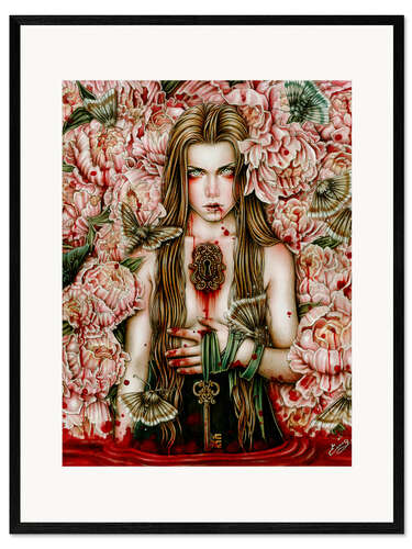 Framed art print The keys of the Savage Garden