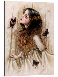 Magnettafel Herbst Nymphe