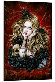 Aluminium print Mad Queen Alice 