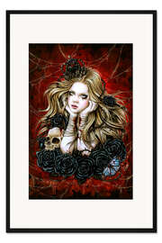 Gerahmter Kunstdruck Böse Königin Alice