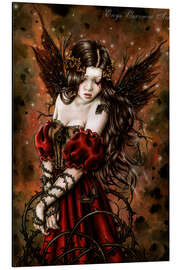 Magnettafel Herbstelfe mit Dornen