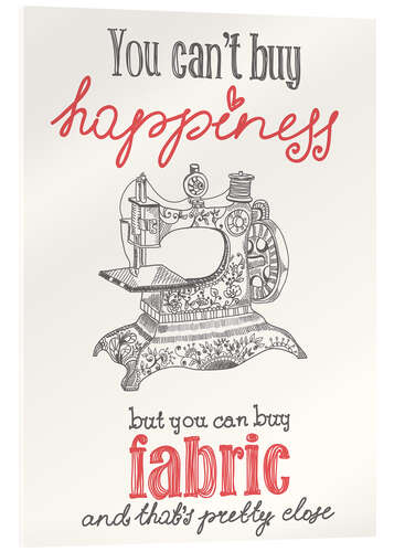Akrylbilde Sewing is happiness