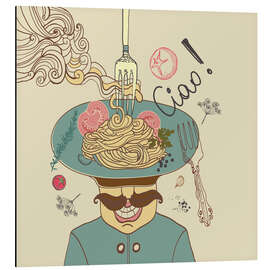 Magnettafel Ciao spaghetti