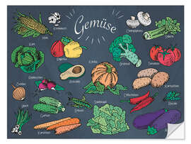 Wall sticker Vegetables