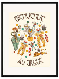 Gerahmter Kunstdruck Cirque