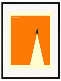 Gerahmter Kunstdruck Explore IX