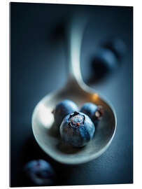 Obraz na szkle akrylowym Blueberry Macro Still Life - Johan Swanepoel