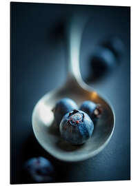 Cuadro de aluminio Blueberry Macro Still Life - Johan Swanepoel