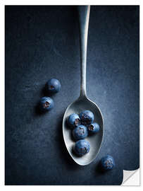 Selvklebende plakat Blueberries still life