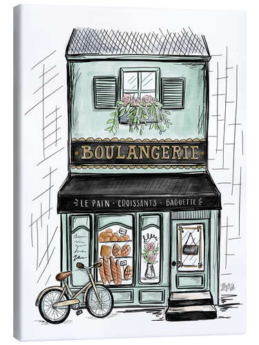 Canvas print French Shop Front - Boulangerie