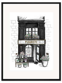 Gerahmter Kunstdruck Fleuriste