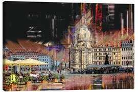 Leinwandbild  Die neue alte Fauenkirche in Dresden - Peter Roder