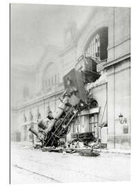 Gallery print Train accident at the Gare Montparnasse in Paris on 22nd October 1895