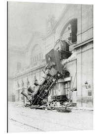 Magnettafel Unfall am 22. Oktober 1895 in der Gare Montparnasse in Paris