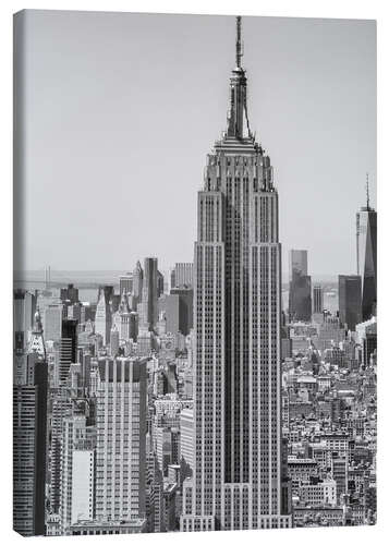 Canvas print New York City aerial skyline