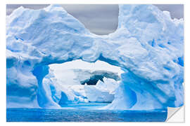 Wall sticker Large Arctic iceberg with a cavity inside