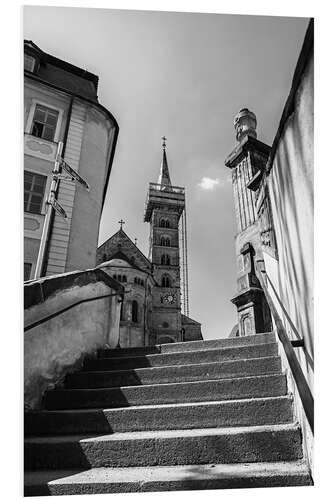 Foam board print Bamberg in Bavaria, Germany