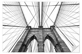 Selvklebende plakat Brooklyn bridge