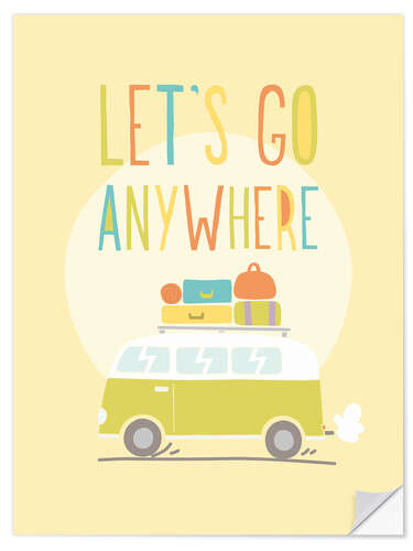 Wall sticker Travel no matter where
