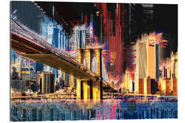 Gallery print New York mit Brooklyn Bridge