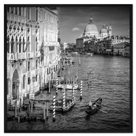 Gerahmter Kunstdruck Venedig Canal Grande und Santa Maria della Salute