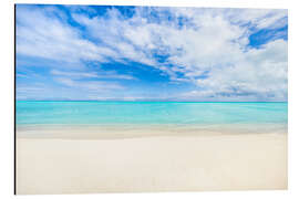 Magnettafel Kristallklares Wasser an einem Strand im Südpazifik, Fidschi Inseln