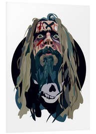 Foam board print Rob Zombie