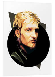 Foam board print Layne Staley