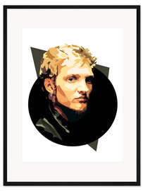 Gerahmter Kunstdruck Layne Staley