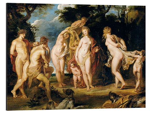 Quadro em alumínio The Judgement of Paris, 1606