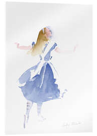 Acrylglasbild Alice in Wonderland