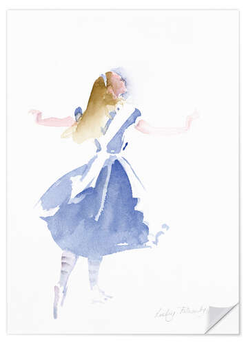Wall sticker Alice in Wonderland