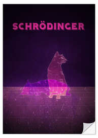 Naklejka na ścianę Schrödinger's Cat