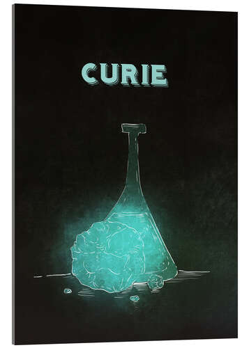Akrylglastavla Marie Curie