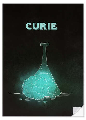 Wandsticker Marie Curie