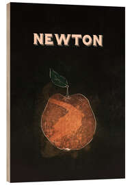 Holzbild Newton