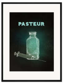Gerahmter Kunstdruck  Pasteur 