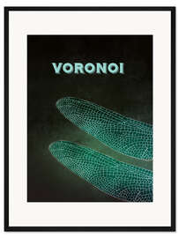 Gerahmter Kunstdruck Voronoi